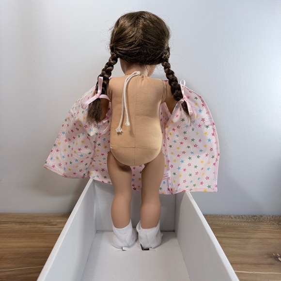 American Girl Molly McIntire Pleasant Company w/ Velvet Holiday Dress & Hospital - Picture 9 of 10